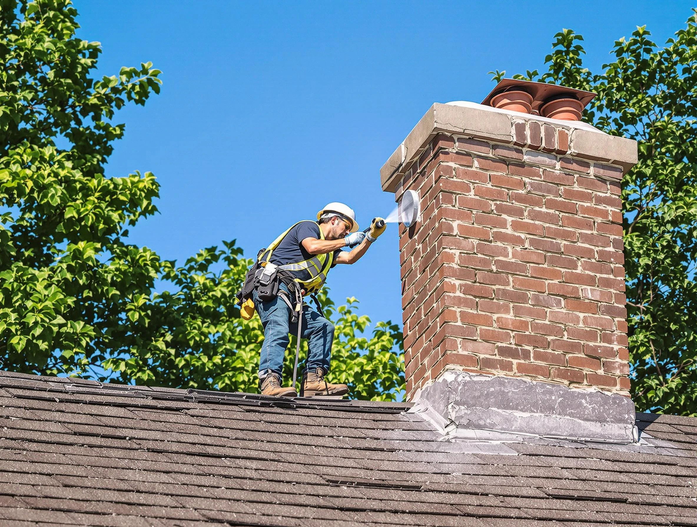 Taunton Chimney Sweep performing an inspection with advanced tools in Taunton, MA