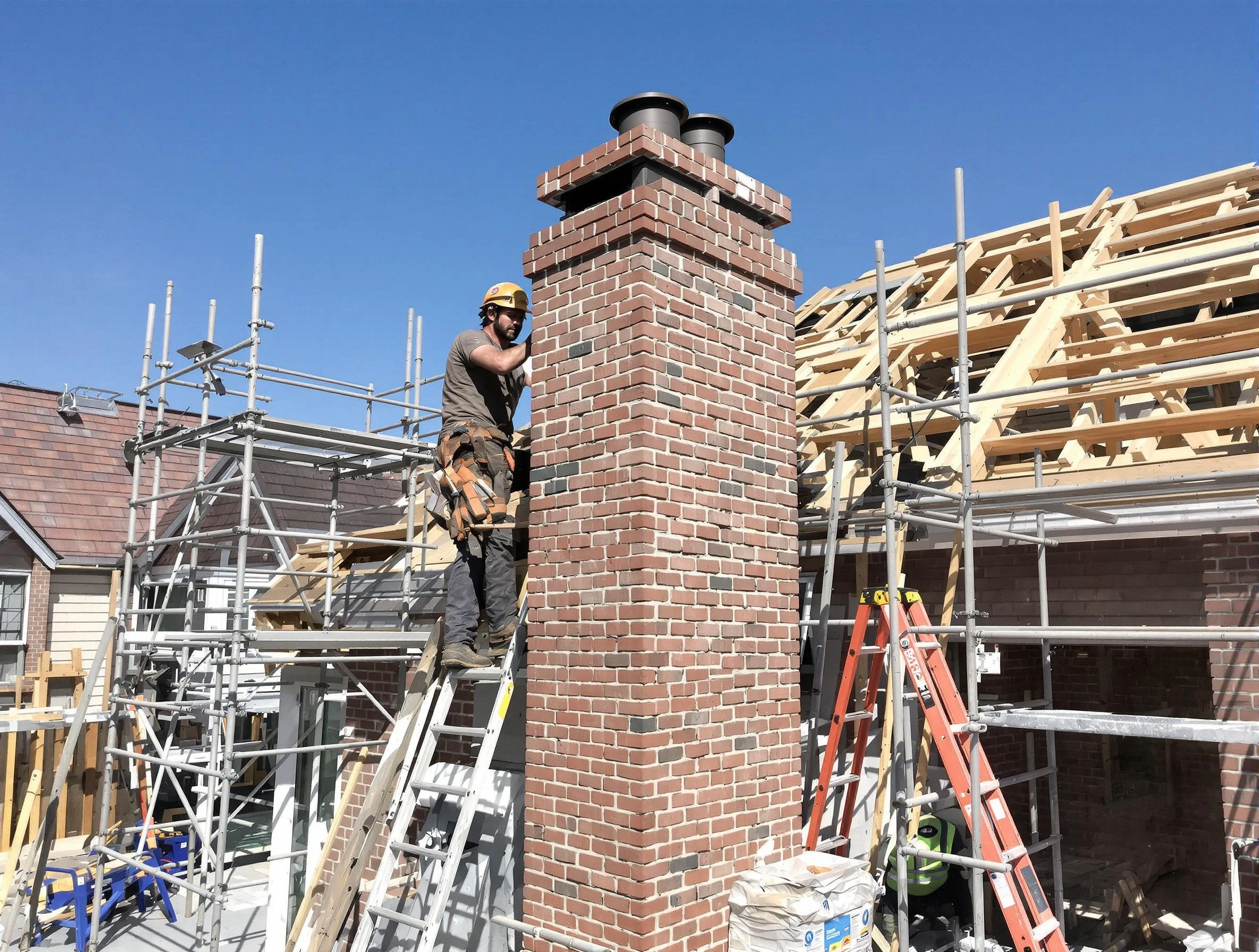 New chimney installation completed by Taunton Chimney Sweep in Taunton, MA