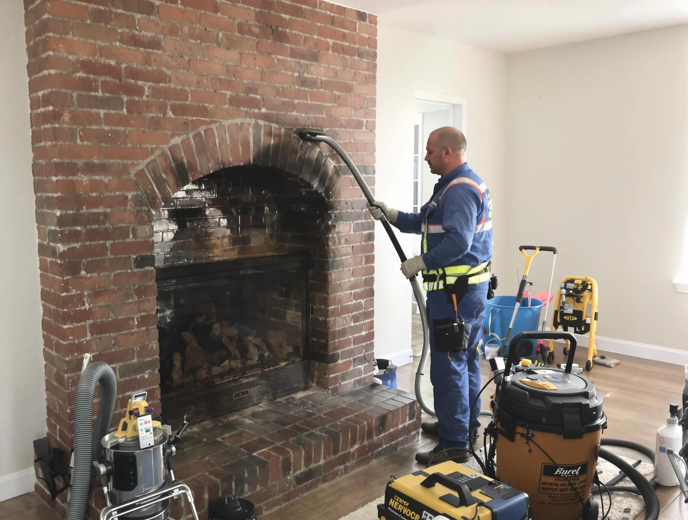 Taunton Chimney Sweep expert performing detailed chimney sweep in Taunton, MA